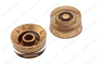 Gold Speed Guitar Control Knobs for Gibson Les Paul  