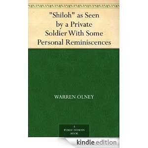   Some Personal Reminiscences Warren Olney  Kindle Store