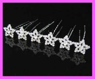 pcs Wedding/Bridal crystal hair pins CR116  