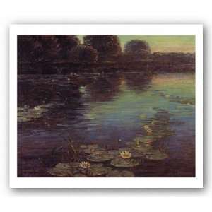  Close of Day   Lily Pads by William Bradford Green 20x24 