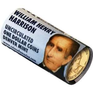  William Henry Harrison $1 D Roll 