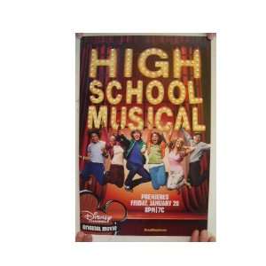    High School Musical Poster Disney Zac Efron 