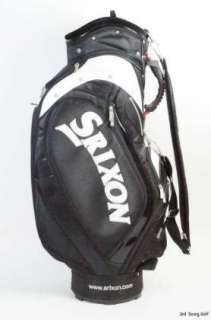 Srixon Golf Cart Bag Black White 9 5 Dividers 8 Pockets Rain Cover I 