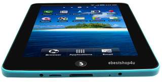   MID 806 Google Android 8” Tablet PC 2GB W/ Bundle Case Blue Color