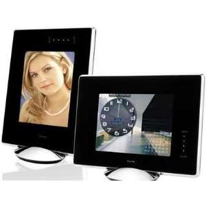 8 Digital Photo Frame with Mirror Finish, Supports BMP 