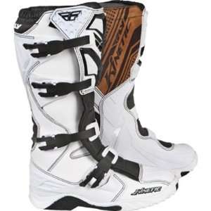  Adult Motocross/Off Road/Dirt Bike Motorcycle Boots   White / Size 12