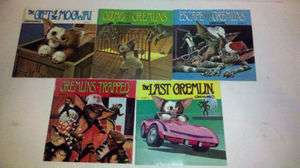 1984 Hardees Gremlins Storybook Records Complete Set 5 Lps  