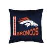 Denver Broncos Decorative Pillow Denver Broncos 