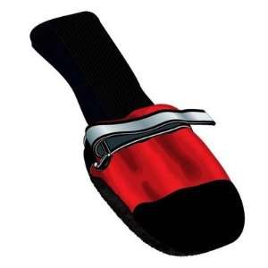  Fleece Lined Dog Boots in Red (Set of 4) Paw Size (Back to 