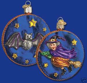 Old World Xmas LIGHT OF MOON WITCH Halloween Ornament  