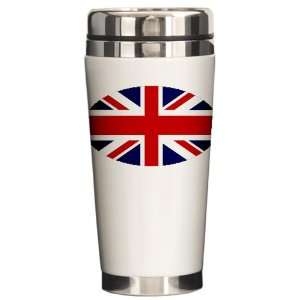  Ceramic Travel Drink Mug British English Flag HD 