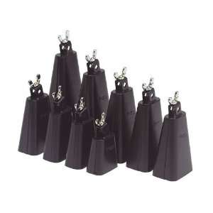    Tycoon 31/2 Black Powder Coated Cowbell Musical Instruments