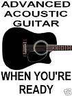 Beginners Acoustic Guitar Lessons DVD Video Learn FAST. items in 