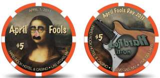 HARD ROCK APRIL FOOLS 2011 CASINO CHIP  