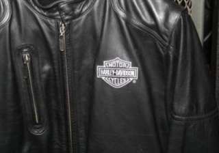 harley davidson classic leather jacket w zip out liner hd part 97189 