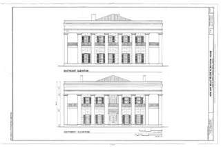 Ashland, an Antebellum Plantation, house plans  