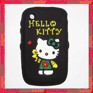 Hello Kitty SILICONE CASE BLACKBERRY CURVE 8520 Black 1  