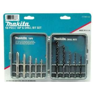   is for one Brand New Makita 10 Piece Tap & Drill Bit Set (as shown