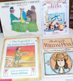 Lot of 7 Childrens books   Homeschool Daycare History  