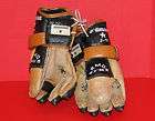 VINTAGE PAIR JOHNSONS J 71 ARMOR HINGE HOCKEY GLOVES