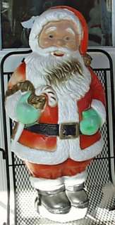 Vintage 31 POLORON Santa Blow Mold Lighted Yard Decor  