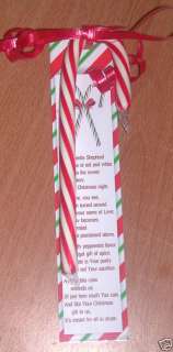 LEGEND OF THE CANDY CANE Christmas Bookmarks 48  