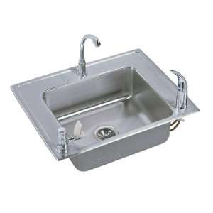   Sink Lustrous Satin Stainless Steel Top Mount 3 Hole
