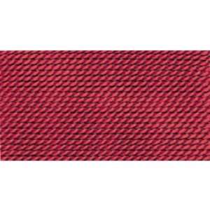  Nylon Beading Thread, Garnet, Size 8, 0.80 Millimeters 