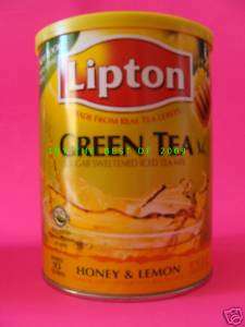 Lipton Green Tea Iced Tea Mix Honey & Lemon sugar sweet  