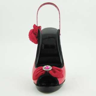 Hot Pink Slingback High Heel Shoe Ring Earring Holder  