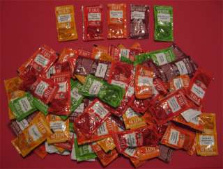 100 Taco Bell sauce packets in all 5 varieties mild fire hot fire 