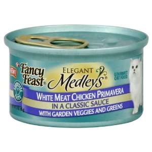  Fancy Feast Elegant Medleys Cat Food, Gourmet, White Meat 