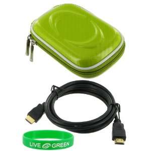  Shell (Candy Green) Case and Mini HDMI to HDMI Cable 1 Meter (3 Feet 