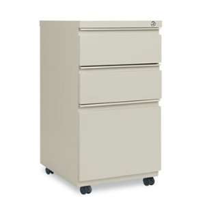  New   Three Drawer Mobile Pedestal File W/ Full Length 