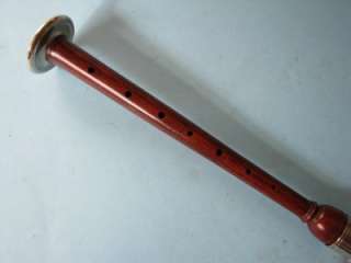 Fine Antique Scottish Chanter Musical Training Instrument Bagpipes 