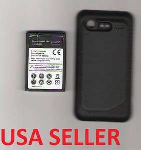 NEW BATTERY FOR HTC DROID INCREDIBLE 2 6350 EXTENDED + DOOR 3500 