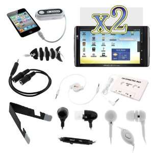 Wifi Tablet Black Mini Stand + 2 X LCD Screen Protector + Y Extension 