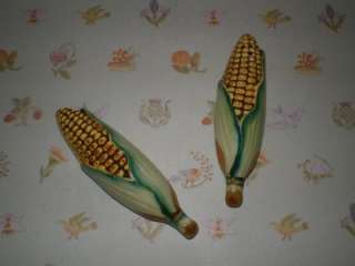 Vintage Corn Salt & Pepper Shakers Cute Summer Decor  