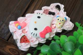 Hello Kitty Ice Cream Hard Pink Case For Ipod Touch 4 + Free Gift (a 