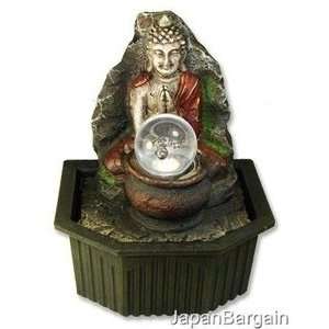  Buddha Table Water Fountain Crystal Ball w/ Light #15203 