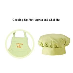  Cooking Up Fun Apron + Hat   Green