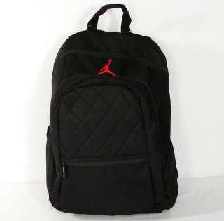 Nike Jordan Jumpman Black Backpack 18x13x7 Back Pack Bag NWT  