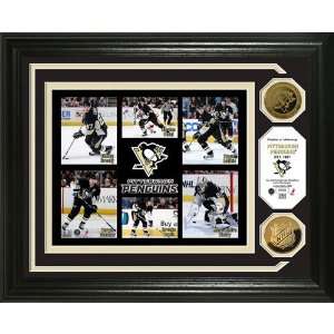   Mint Pittsburgh Penguins 24KT Gold Coin Photo Mint