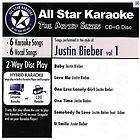 Justin Bieber All Star Karaoke Volume 1   6 Songs