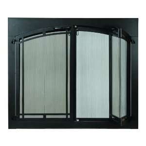  Windsor Black & White Bifold Double Folding Glass Door 