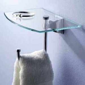   1836H/ORB Quattro Tempered Glass Tray Bathroom Shelf
