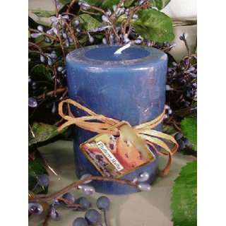 Blueberry Muffin Bakery Scented Round Pillar Candle 16 Oz 