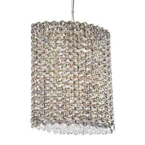 Schonbek RE1012 CHI Chinchilla Refrax 6 Light Down Lighting Chandelier