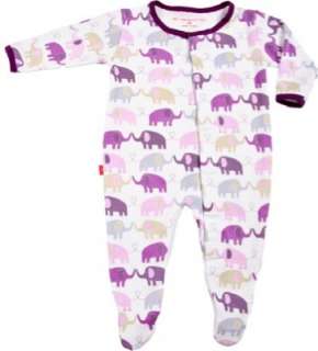 MAGNIFICENT BABY Magnetic GIRLS Elephants Footies ♥NWT♥  