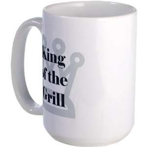  King of the Grill Family Large Mug by  